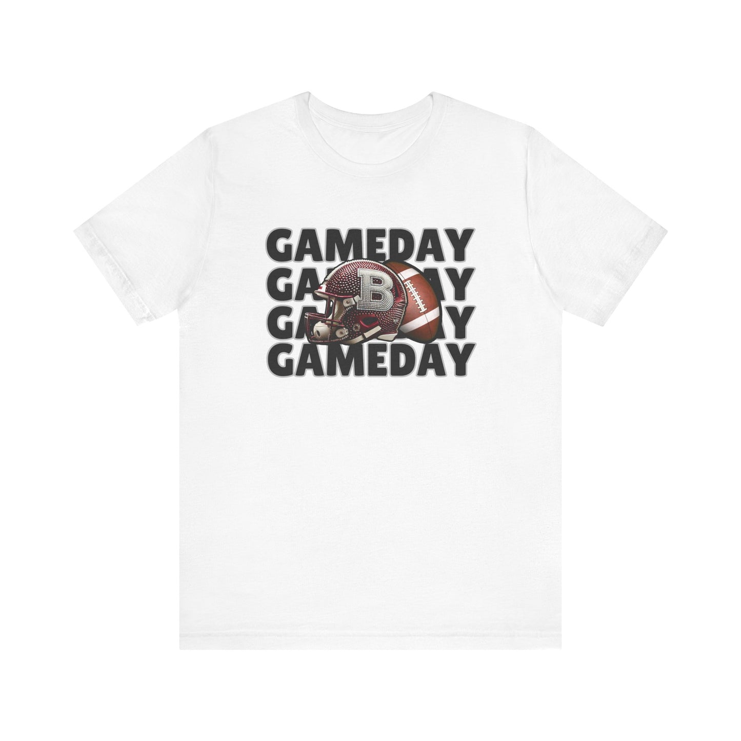 Game Day Unisex Tee, Football Fan Shirt, Sports Gameday T-Shirt, Casual Outfit, Gift for Sports Lovers, Team Spirit Apparel