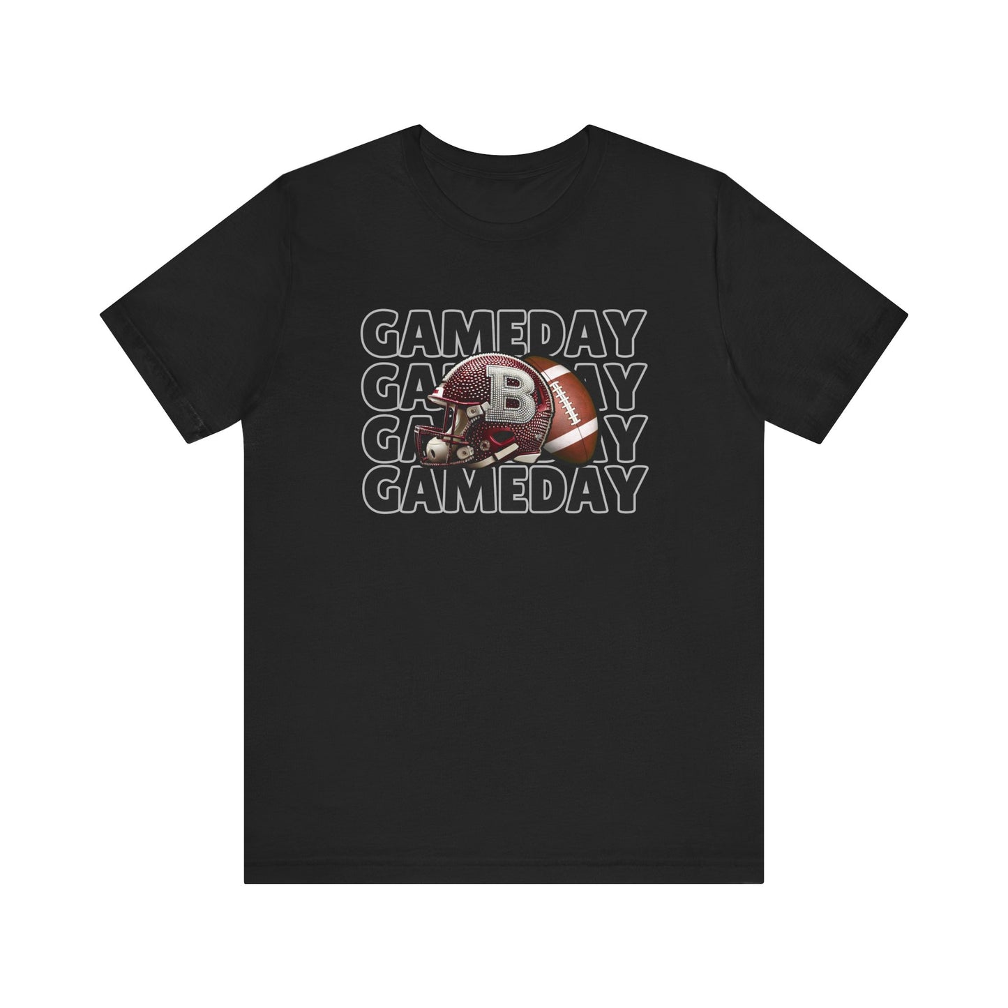 Game Day Unisex Tee, Football Fan Shirt, Sports Gameday T-Shirt, Casual Outfit, Gift for Sports Lovers, Team Spirit Apparel