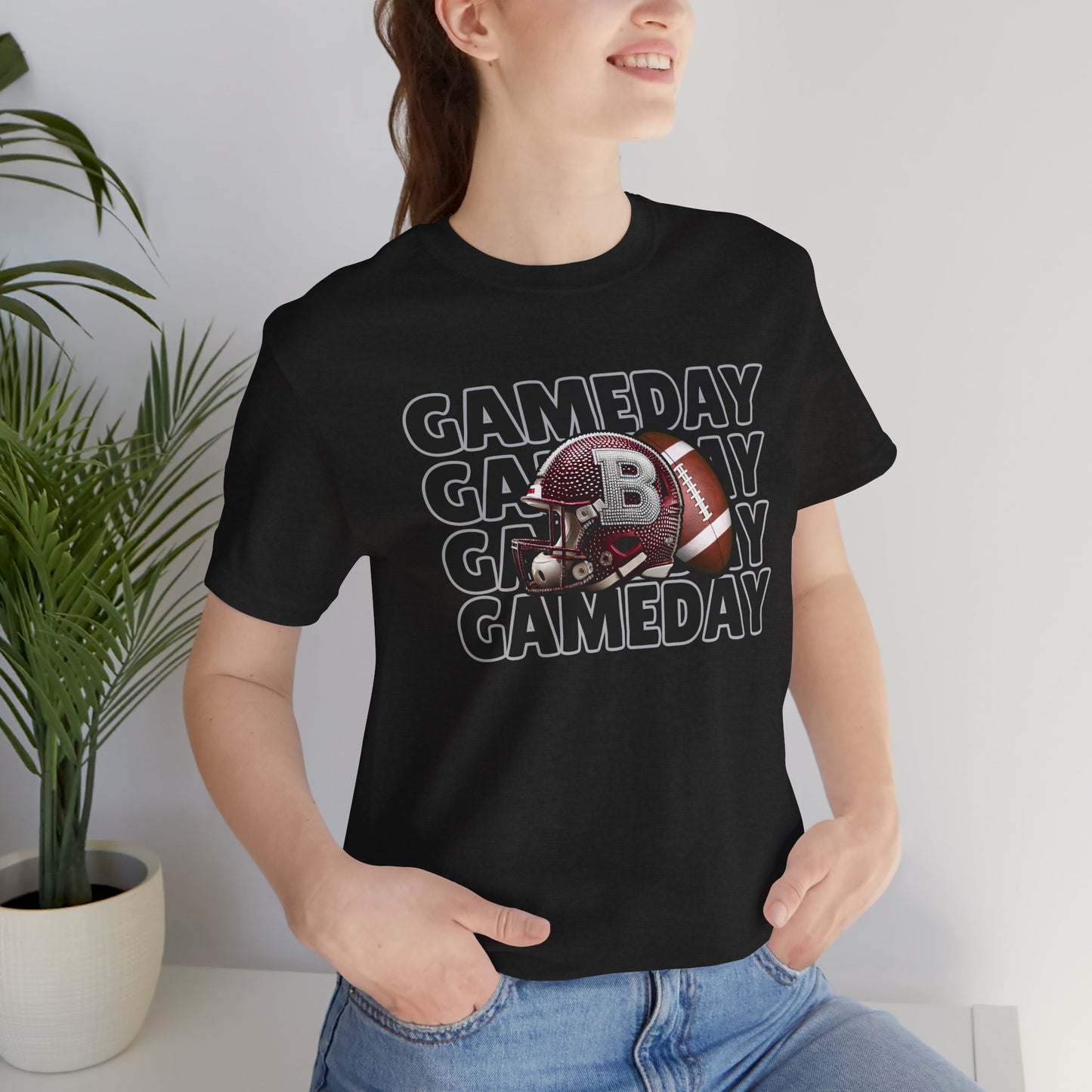 Game Day Unisex Tee, Football Fan Shirt, Sports Gameday T-Shirt, Casual Outfit, Gift for Sports Lovers, Team Spirit Apparel