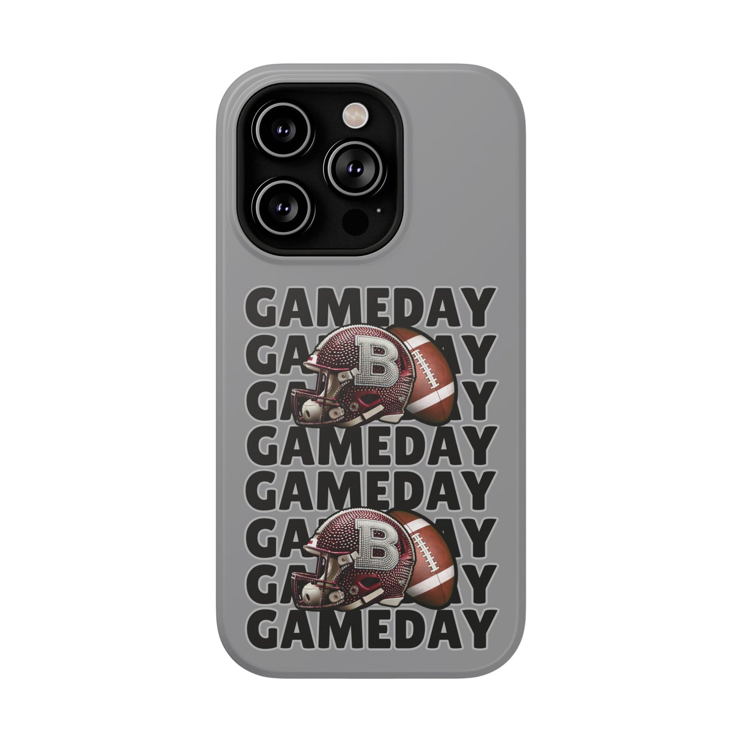 Football Game Day Phone Case - Durable & Stylish, Perfect Gift for Sports Fans, iPhone Cover, Customizable Design, Tailgating Essential