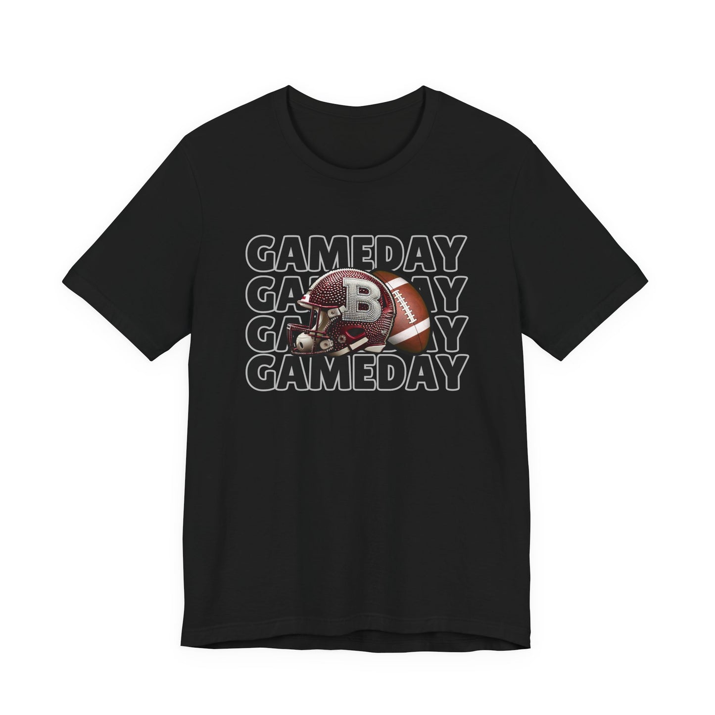 Game Day Unisex Tee, Football Fan Shirt, Sports Gameday T-Shirt, Casual Outfit, Gift for Sports Lovers, Team Spirit Apparel