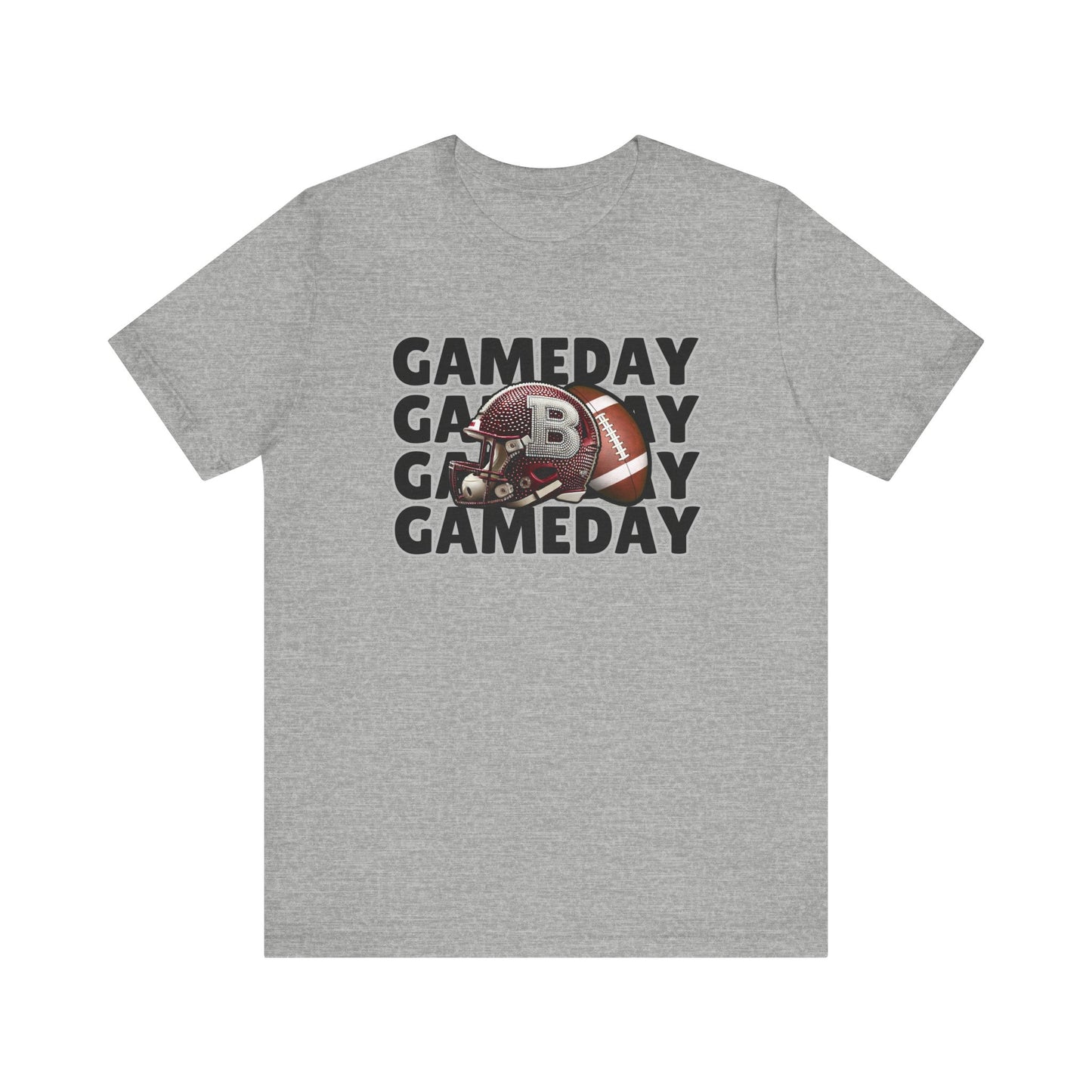 Game Day Unisex Tee, Football Fan Shirt, Sports Gameday T-Shirt, Casual Outfit, Gift for Sports Lovers, Team Spirit Apparel
