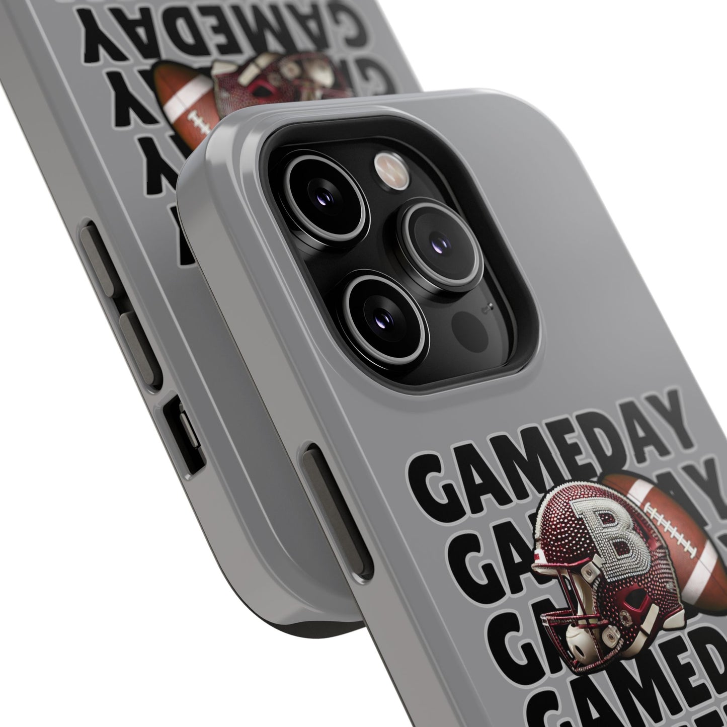 Football Game Day Phone Case - Durable & Stylish, Perfect Gift for Sports Fans, iPhone Cover, Customizable Design, Tailgating Essential