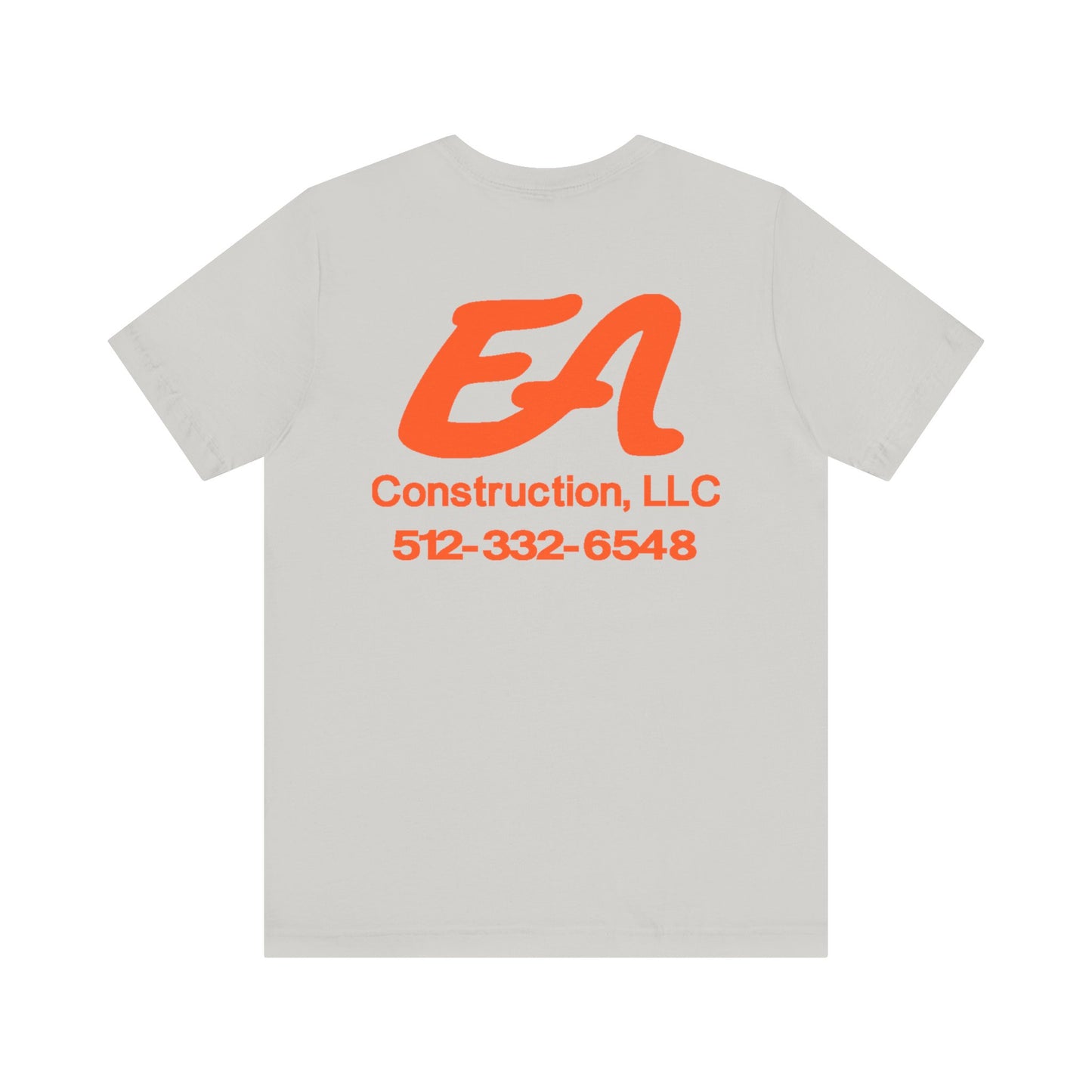 EA Construction Company T-Shirt, Work Tee, Employee Uniform, Gift for Builders, Personalized Job Tee