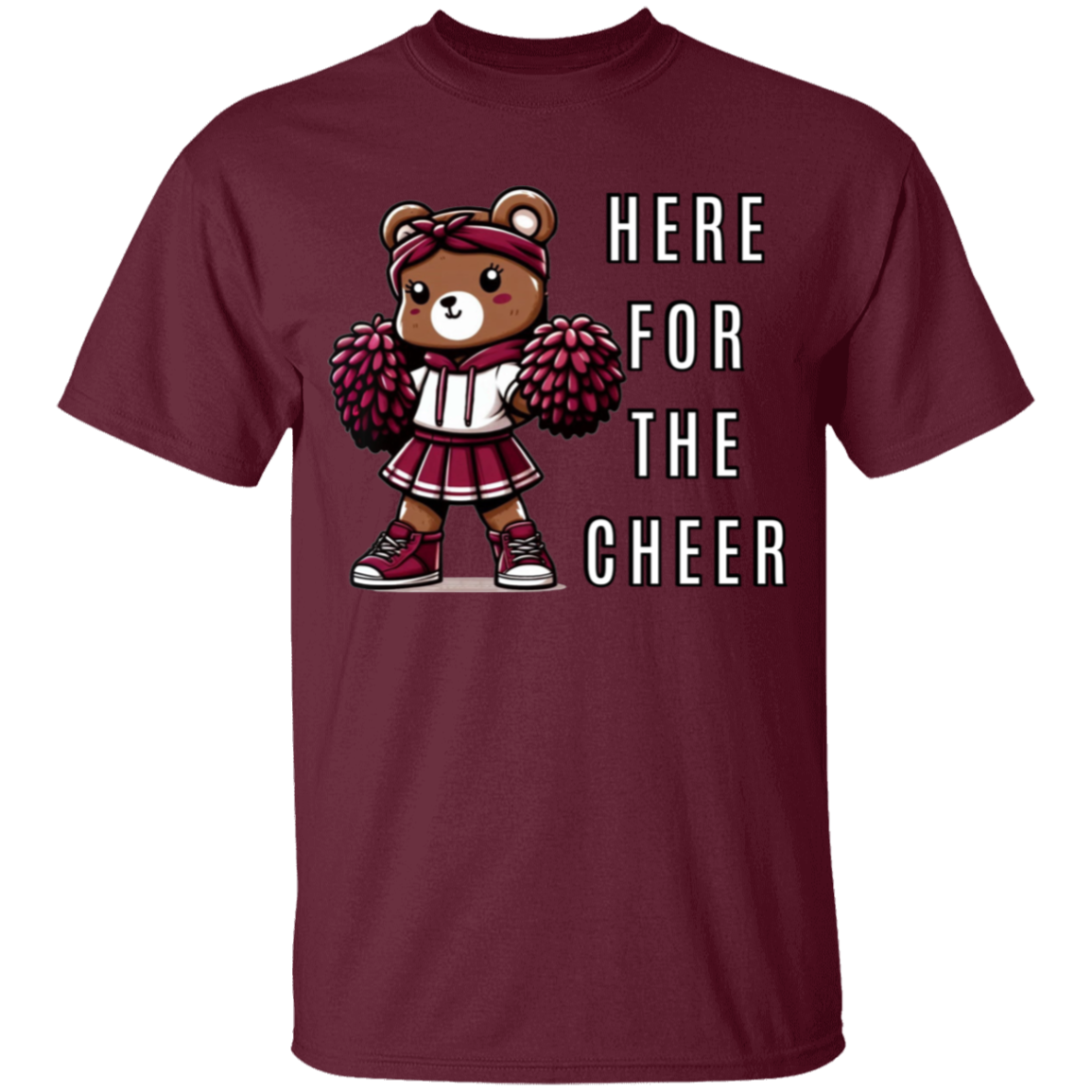 Bastrop Bears Cheer Youth TShirt 100% Cotton T-Shirt