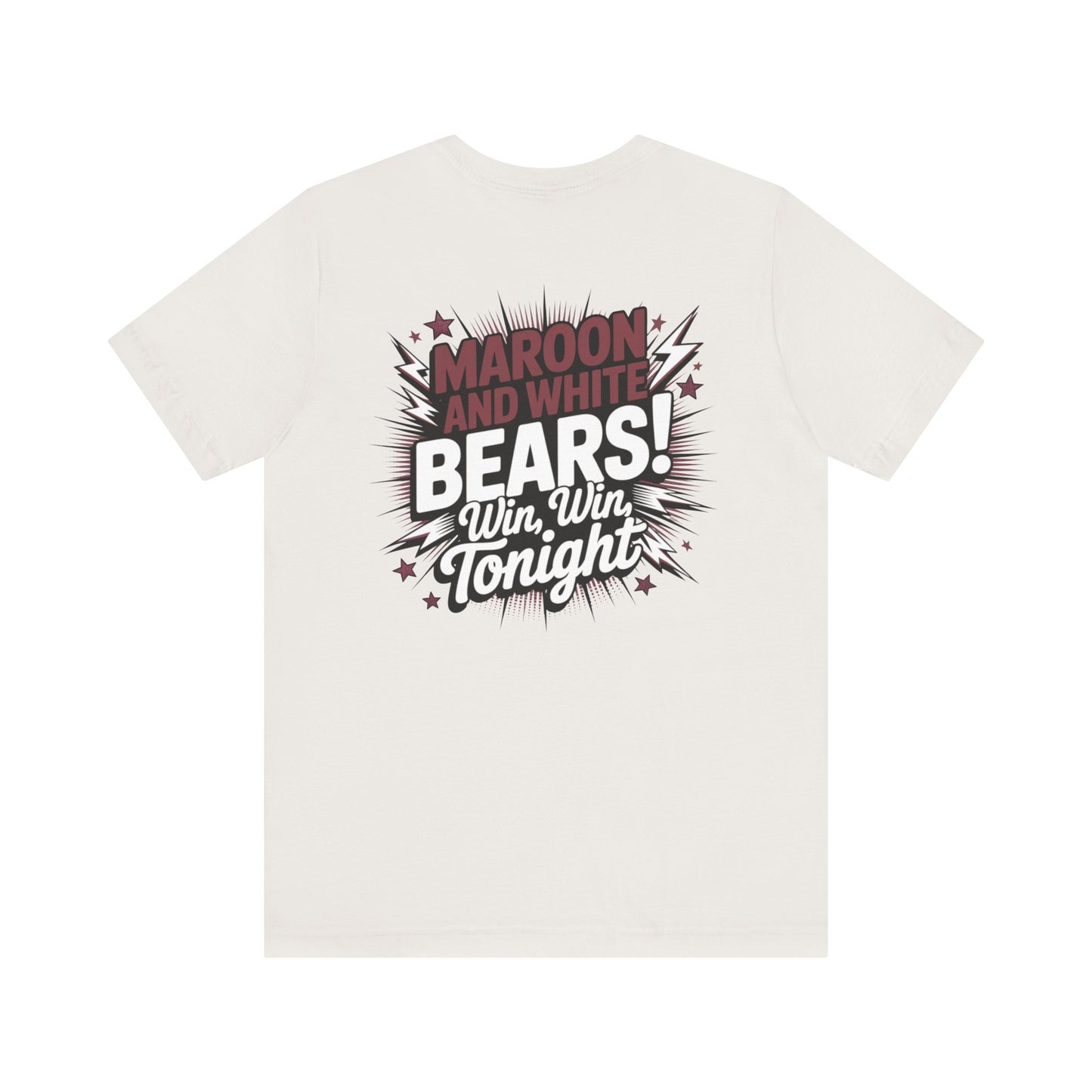 Bastrop Bears Spirit Shirt, BHS Cheer Spirit Wear, Team Spirit Shirt, Game Day Outfit, Cheerleading Apparel, Maroon and White