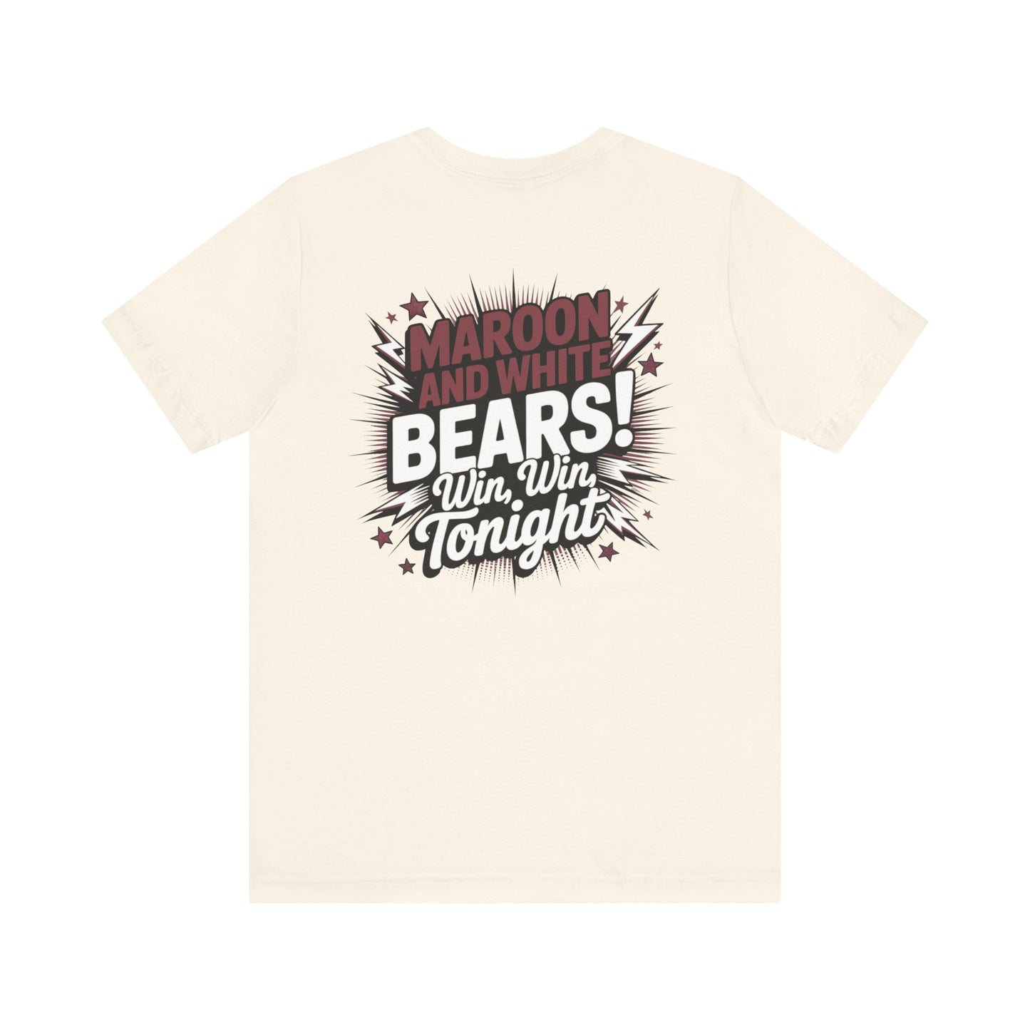 Bastrop Bears Spirit Shirt, BHS Cheer Spirit Wear, Team Spirit Shirt, Game Day Outfit, Cheerleading Apparel, Maroon and White