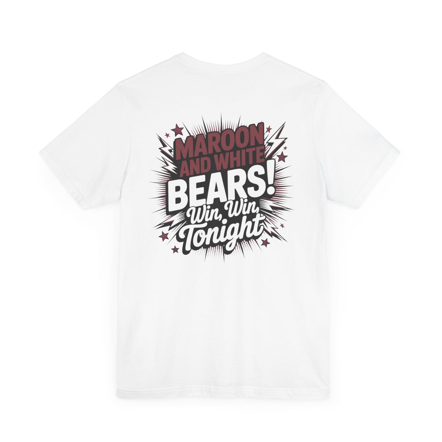 Bastrop Bears Spirit Shirt, BHS Cheer Spirit Wear, Team Spirit Shirt, Game Day Outfit, Cheerleading Apparel, Maroon and White