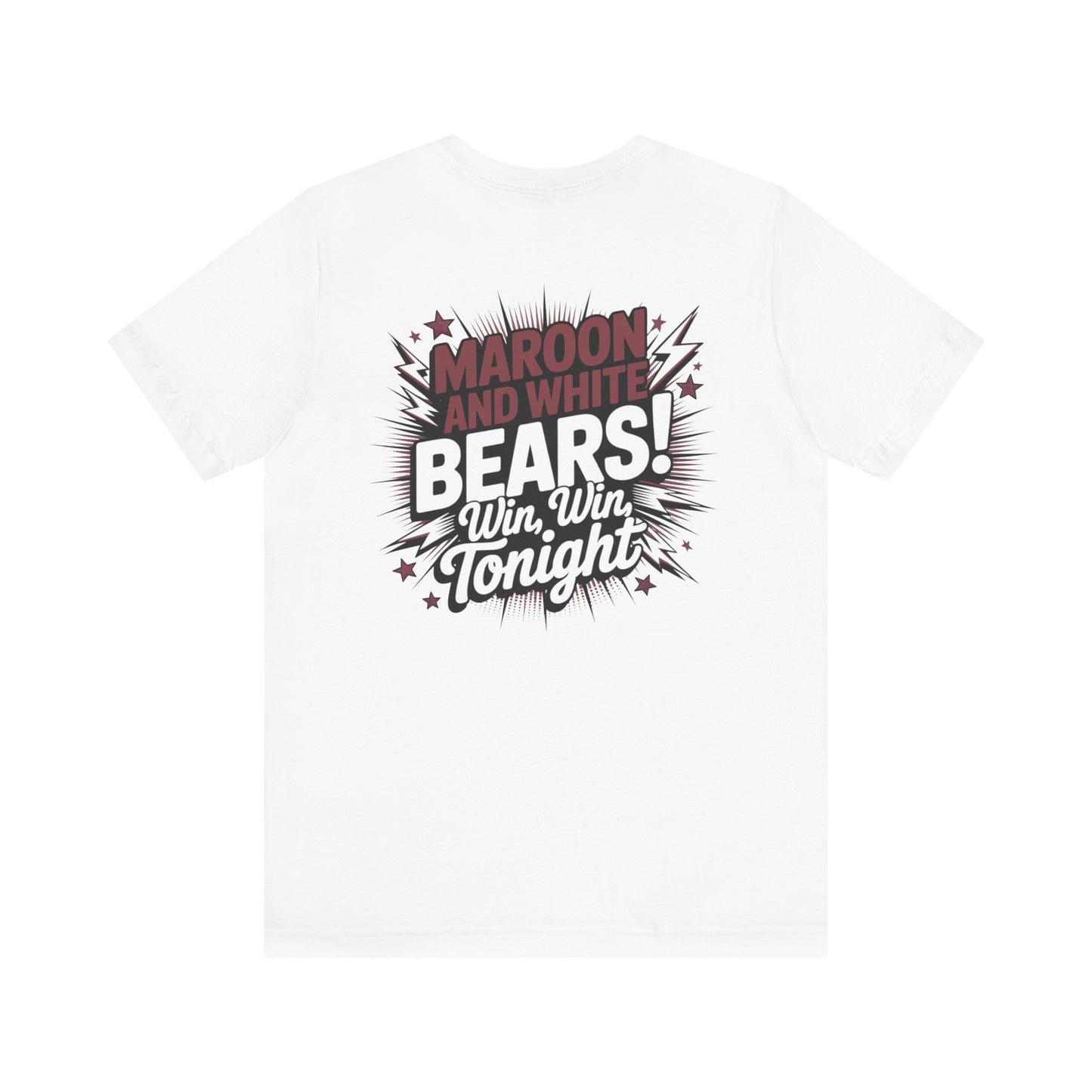 Bastrop Bears Spirit Shirt, BHS Cheer Spirit Wear, Team Spirit Shirt, Game Day Outfit, Cheerleading Apparel, Maroon and White