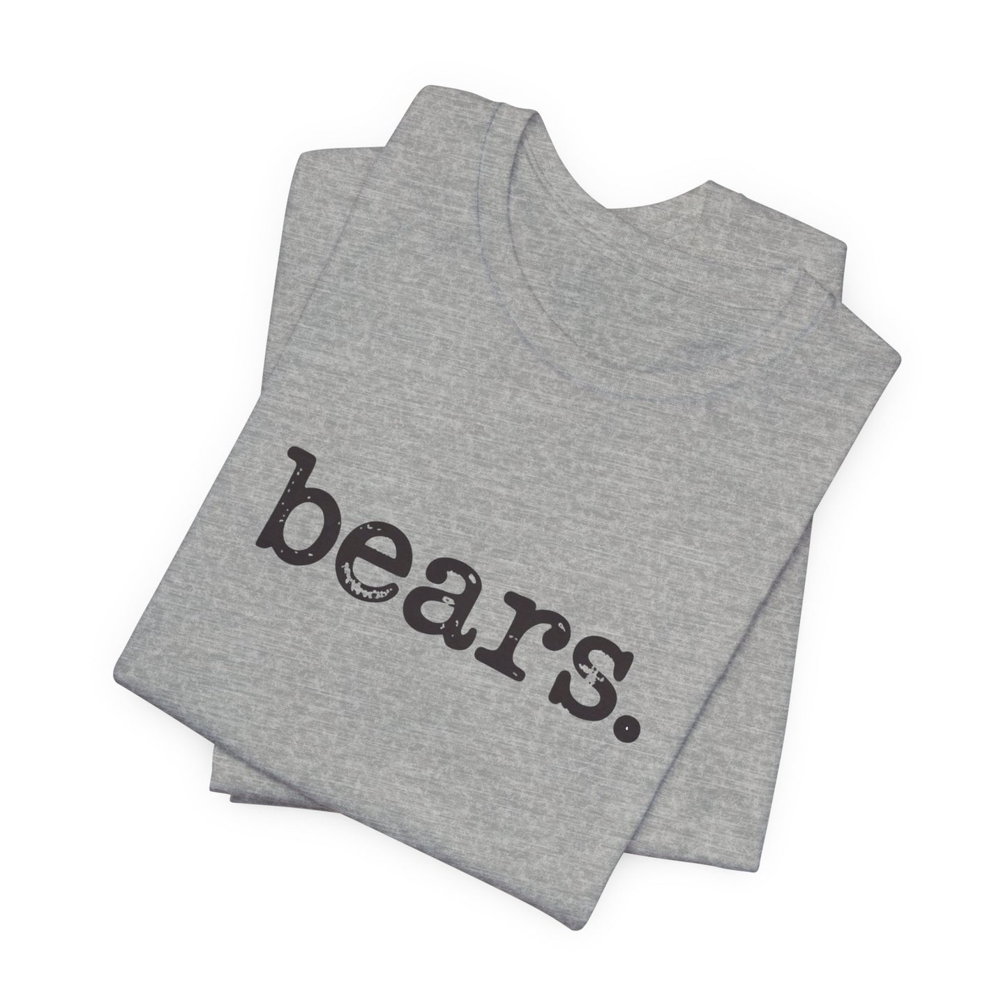 Bears Graphic Tee, Casual Unisex Shirt, Wildlife Lover Gift, Nature T-Shirt, Outdoor Adventure Apparel