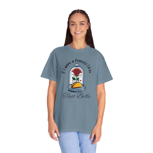 Whimsical Taco Belle T-shirt | Funny Gift for Taco Lovers, Birthday, Casual Wear, Unisex Tee, Gift for Her