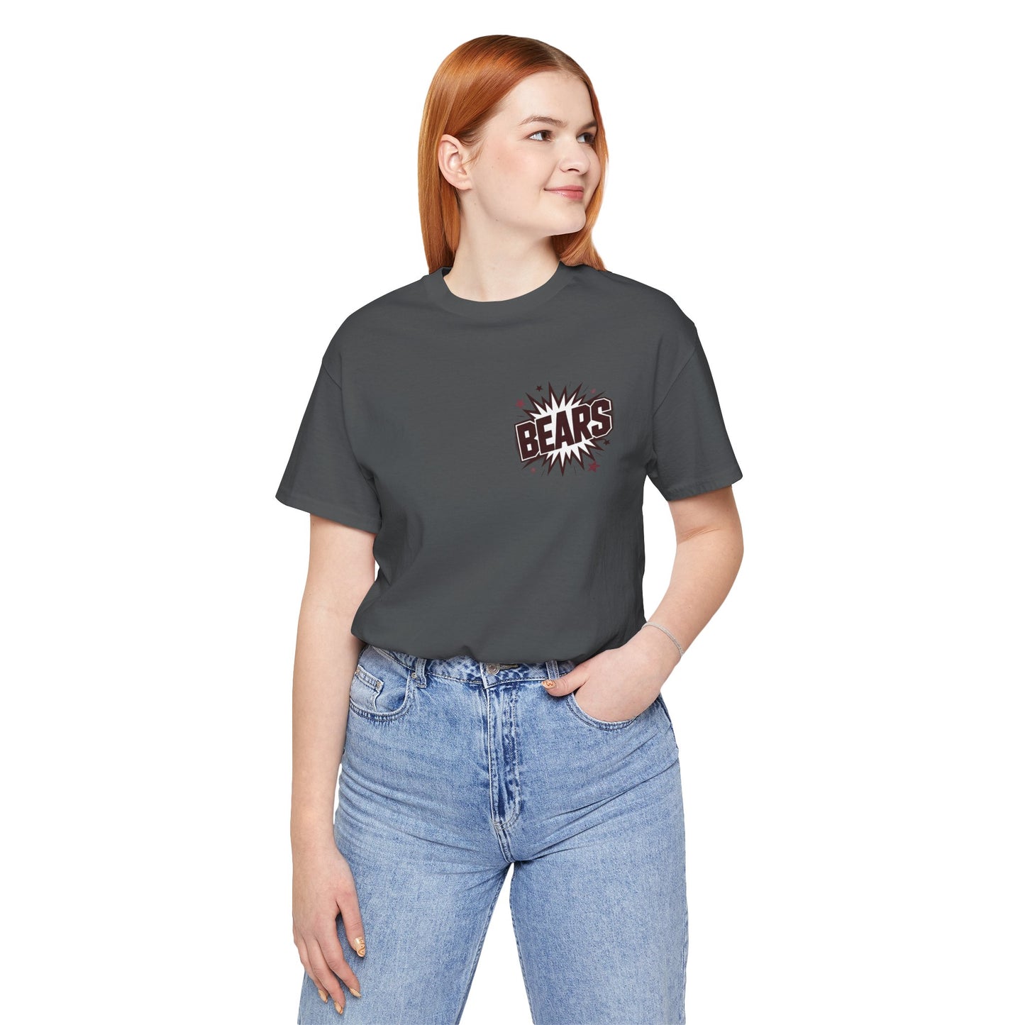 Bastrop Bears Spirit Shirt, BHS Cheer Spirit Wear, Team Spirit Shirt, Game Day Outfit, Cheerleading Apparel, Maroon and White