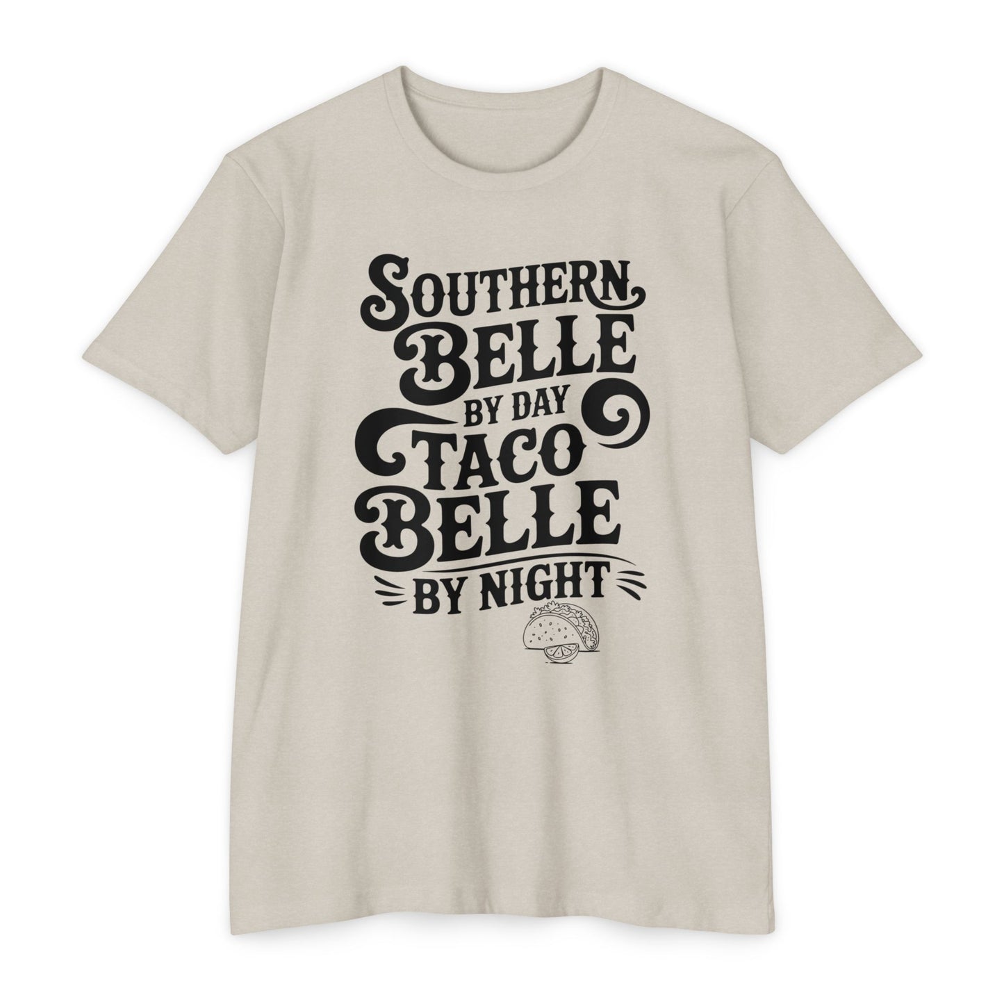 Southern Belle Taco T-shirt, Funny Graphic Tee, Unisex Casual Shirt, Gift for Food Lovers, Southern Style Apparel