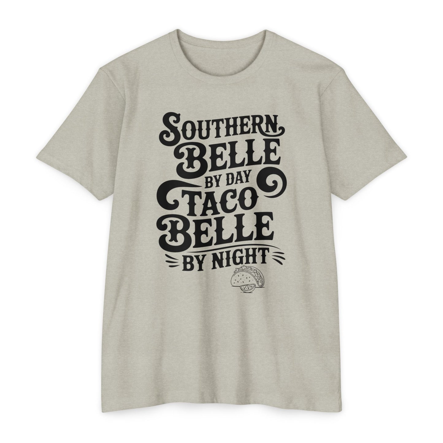 Southern Belle Taco T-shirt, Funny Graphic Tee, Unisex Casual Shirt, Gift for Food Lovers, Southern Style Apparel