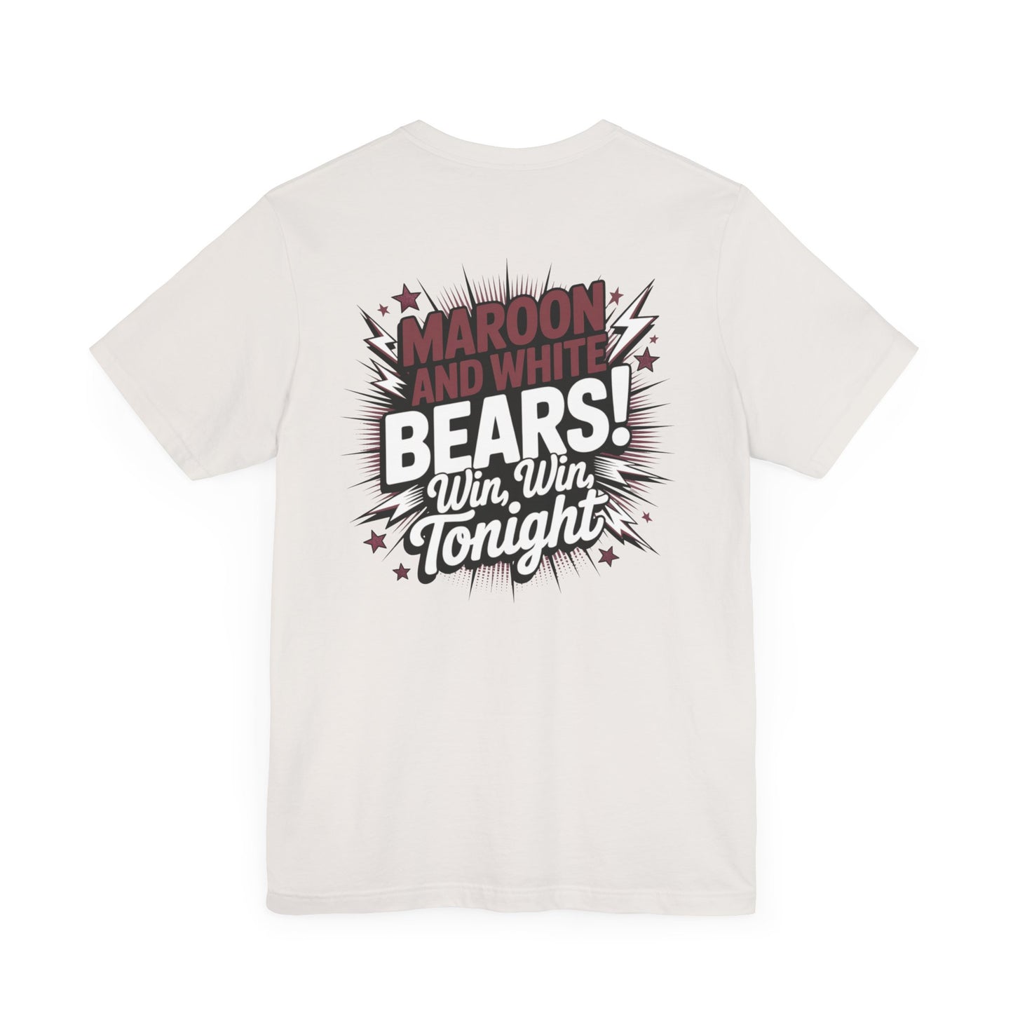 Bastrop Bears Spirit Shirt, BHS Cheer Spirit Wear, Team Spirit Shirt, Game Day Outfit, Cheerleading Apparel, Maroon and White