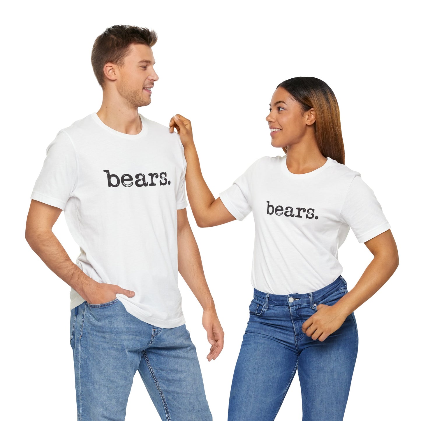 Bears Graphic Tee, Casual Unisex Shirt, Wildlife Lover Gift, Nature T-Shirt, Outdoor Adventure Apparel