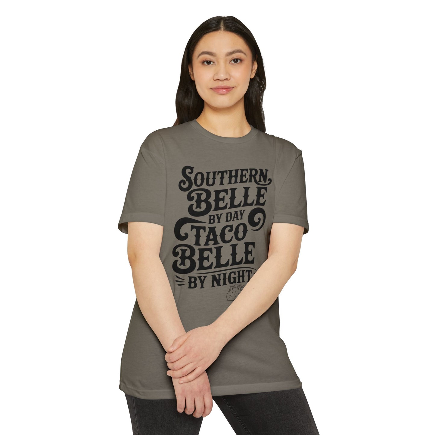 Southern Belle Taco T-shirt, Funny Graphic Tee, Unisex Casual Shirt, Gift for Food Lovers, Southern Style Apparel