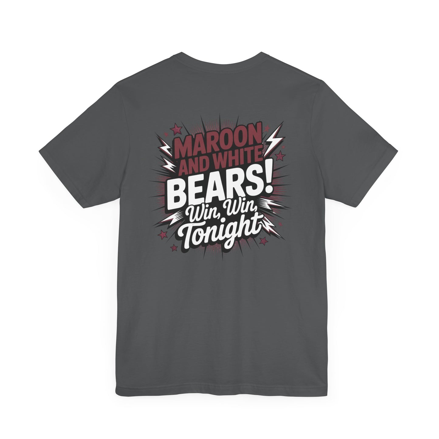 Bastrop Bears Spirit Shirt, BHS Cheer Spirit Wear, Team Spirit Shirt, Game Day Outfit, Cheerleading Apparel, Maroon and White