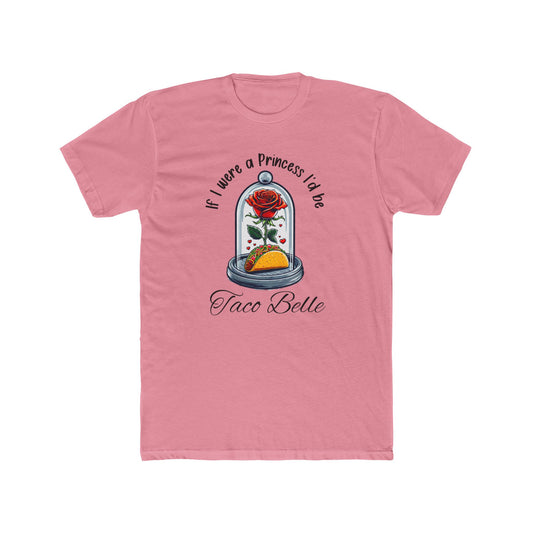 Taco Belle Unisex Cotton Crew Tee, Funny Tee, Gift for Foodies, Casual Wear, Taco Lovers, Birthday Gift, Novelty T-Shirt