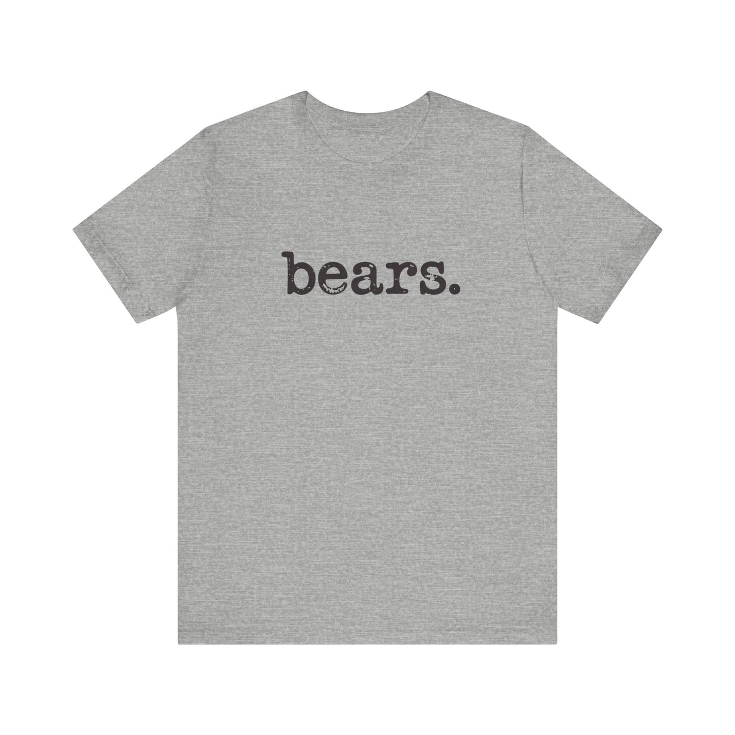 Bears Graphic Tee, Casual Unisex Shirt, Wildlife Lover Gift, Nature T-Shirt, Outdoor Adventure Apparel