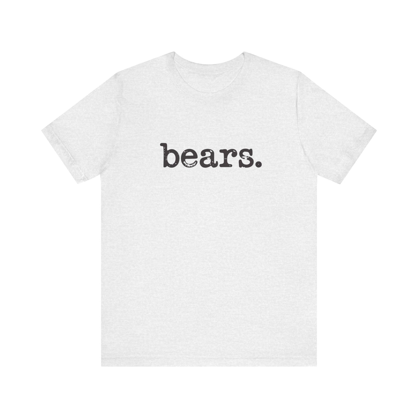 Bears Graphic Tee, Casual Unisex Shirt, Wildlife Lover Gift, Nature T-Shirt, Outdoor Adventure Apparel