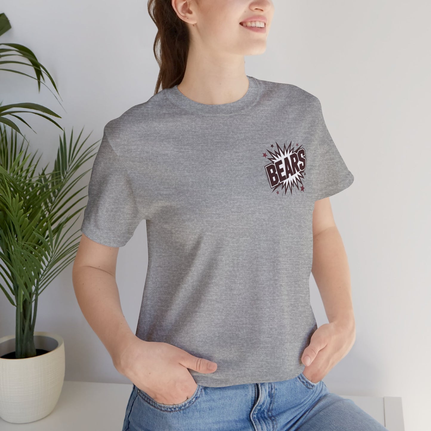 Bastrop Bears Spirit Shirt, BHS Cheer Spirit Wear, Team Spirit Shirt, Game Day Outfit, Cheerleading Apparel, Maroon and White