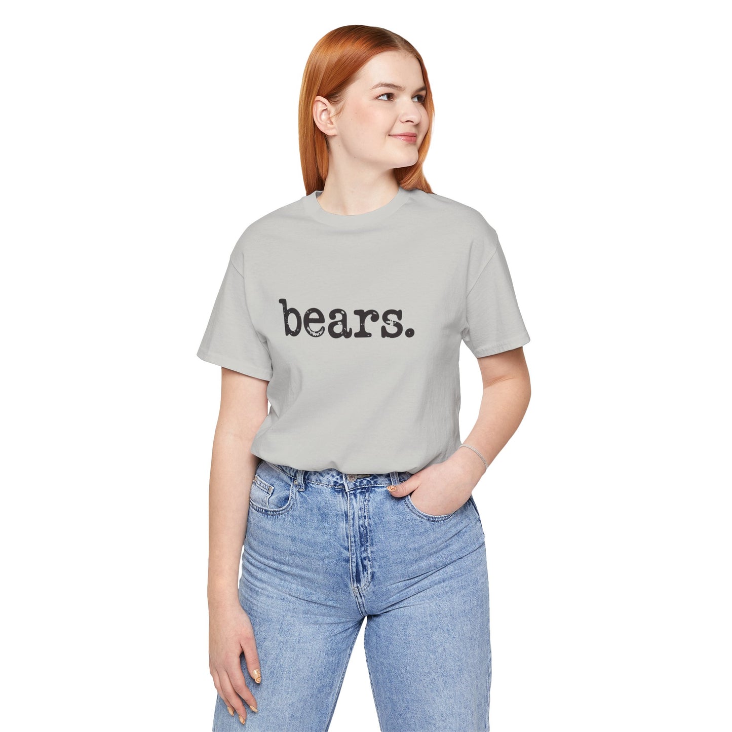 Bears Graphic Tee, Casual Unisex Shirt, Wildlife Lover Gift, Nature T-Shirt, Outdoor Adventure Apparel