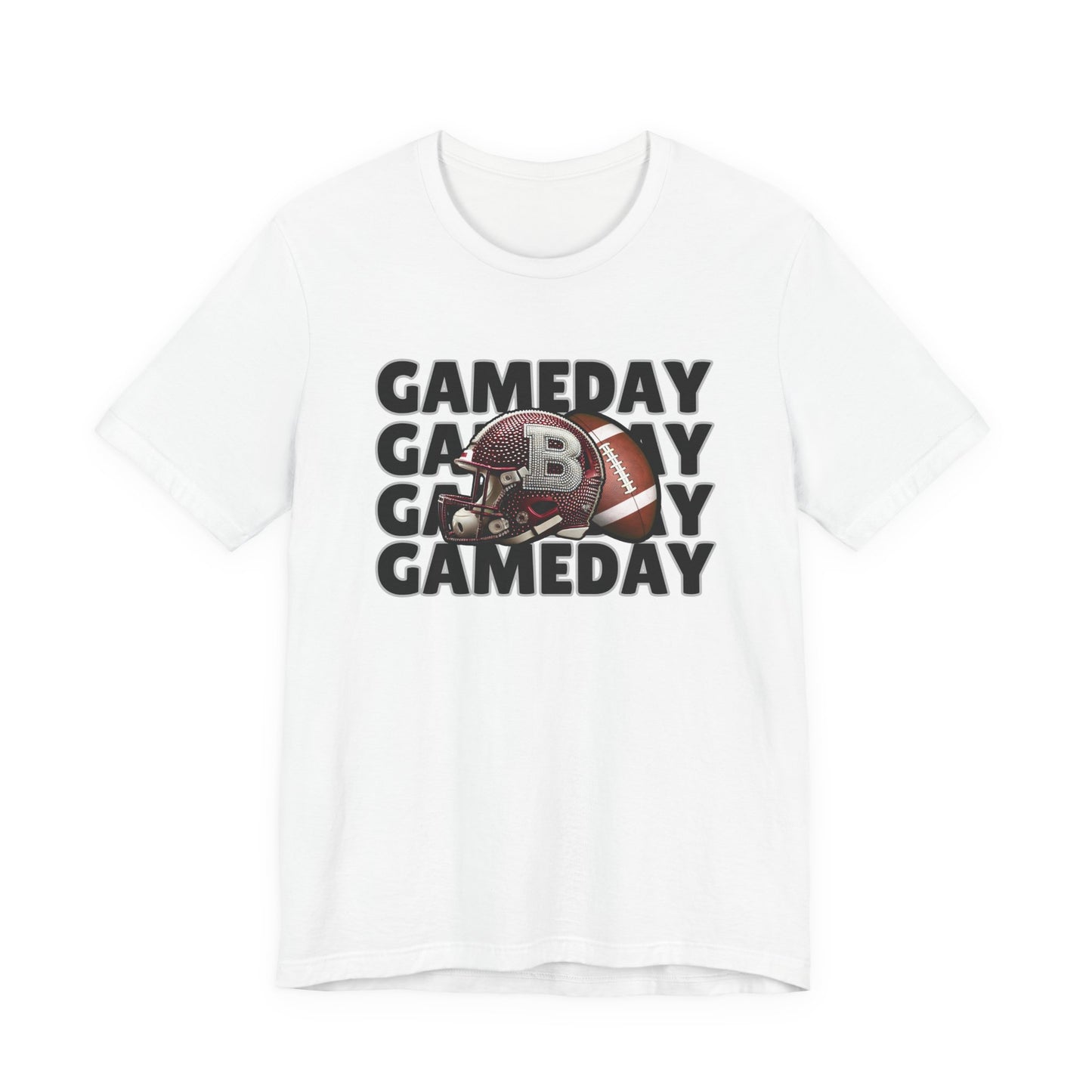 Game Day Unisex Tee, Football Fan Shirt, Sports Gameday T-Shirt, Casual Outfit, Gift for Sports Lovers, Team Spirit Apparel