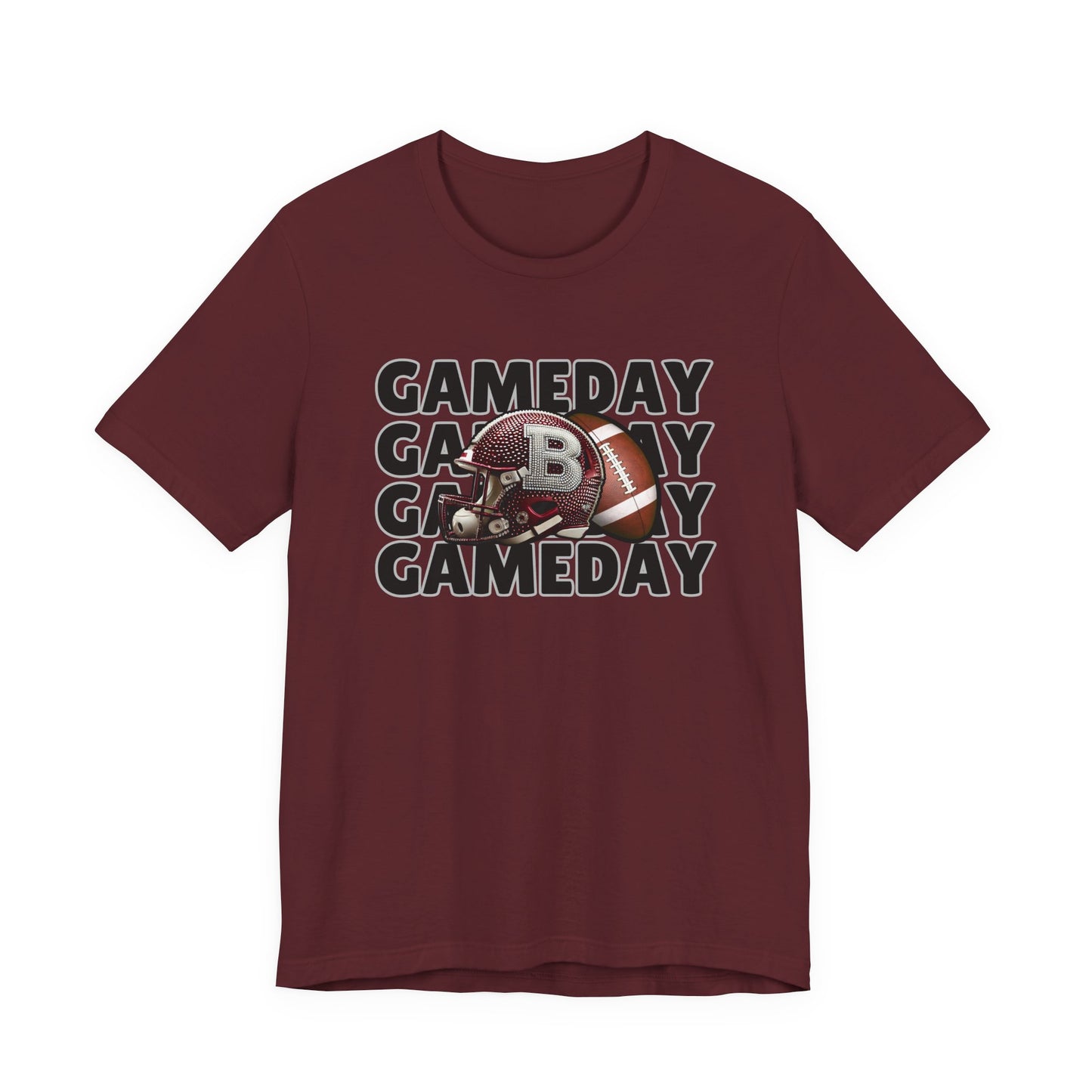 Game Day Unisex Tee, Football Fan Shirt, Sports Gameday T-Shirt, Casual Outfit, Gift for Sports Lovers, Team Spirit Apparel