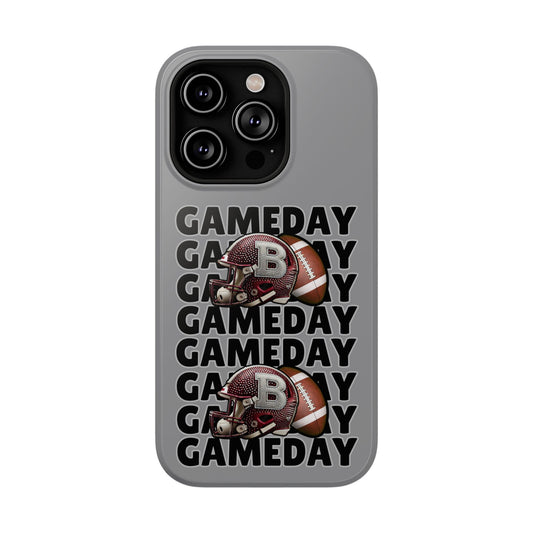 Football Game Day Phone Case - Durable & Stylish, Perfect Gift for Sports Fans, iPhone Cover, Customizable Design, Tailgating Essential