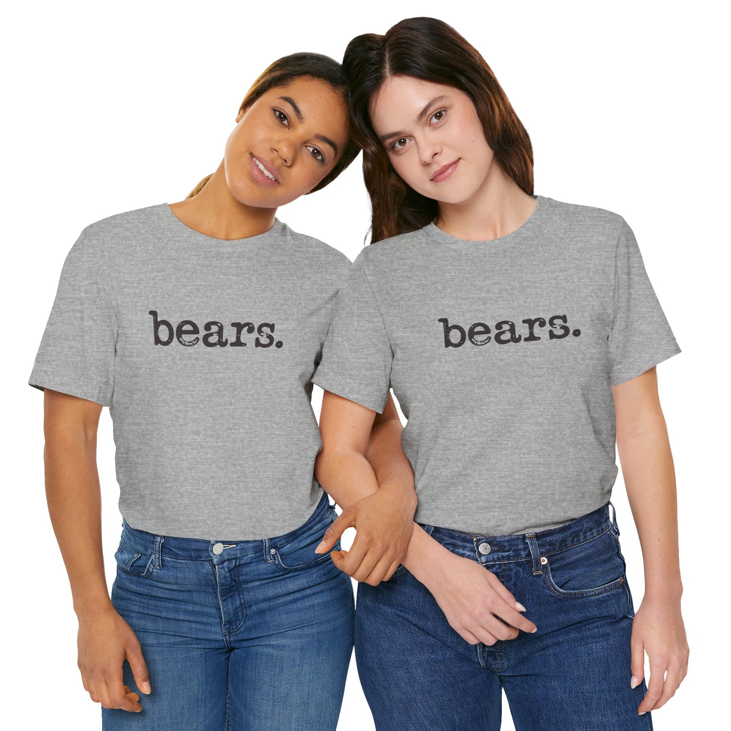 Bears Graphic Tee, Casual Unisex Shirt, Wildlife Lover Gift, Nature T-Shirt, Outdoor Adventure Apparel
