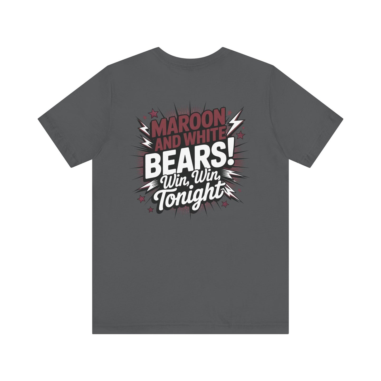 Bastrop Bears Spirit Shirt, BHS Cheer Spirit Wear, Team Spirit Shirt, Game Day Outfit, Cheerleading Apparel, Maroon and White