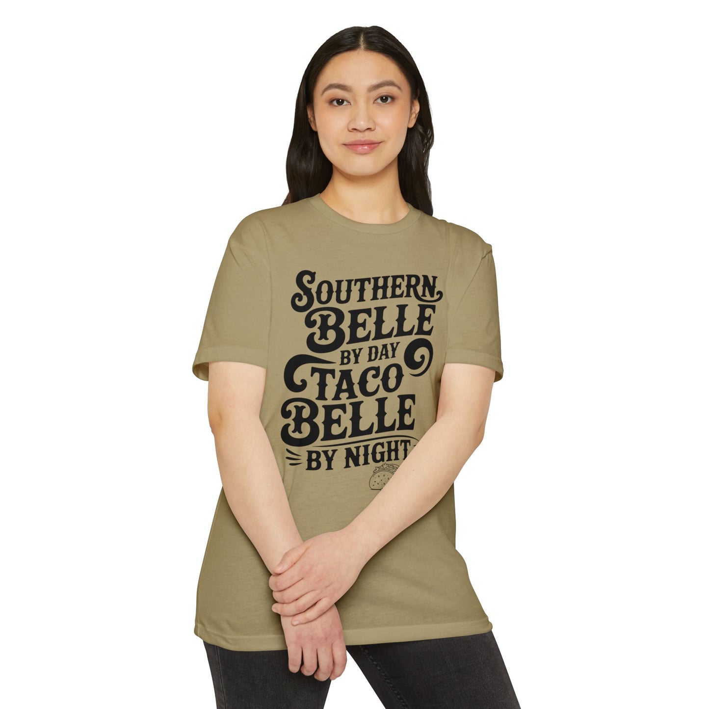Southern Belle Taco T-shirt, Funny Graphic Tee, Unisex Casual Shirt, Gift for Food Lovers, Southern Style Apparel