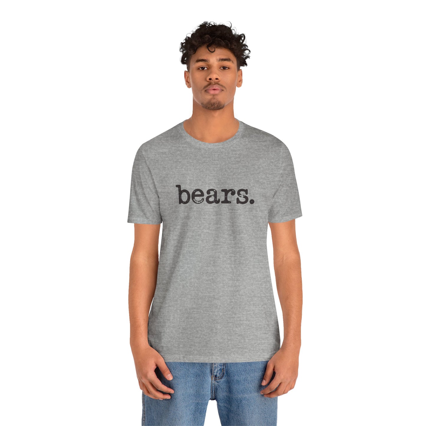 Bears Graphic Tee, Casual Unisex Shirt, Wildlife Lover Gift, Nature T-Shirt, Outdoor Adventure Apparel