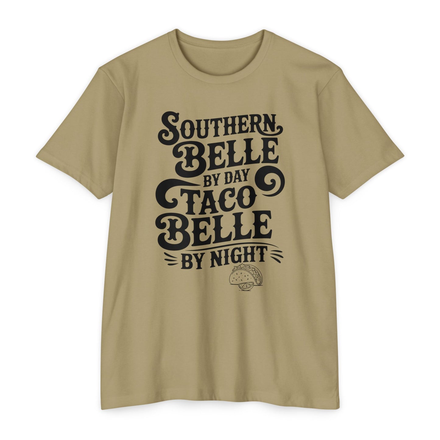 Southern Belle Taco T-shirt, Funny Graphic Tee, Unisex Casual Shirt, Gift for Food Lovers, Southern Style Apparel