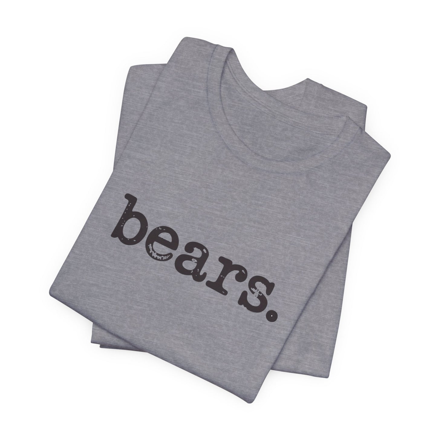 Bears Graphic Tee, Casual Unisex Shirt, Wildlife Lover Gift, Nature T-Shirt, Outdoor Adventure Apparel