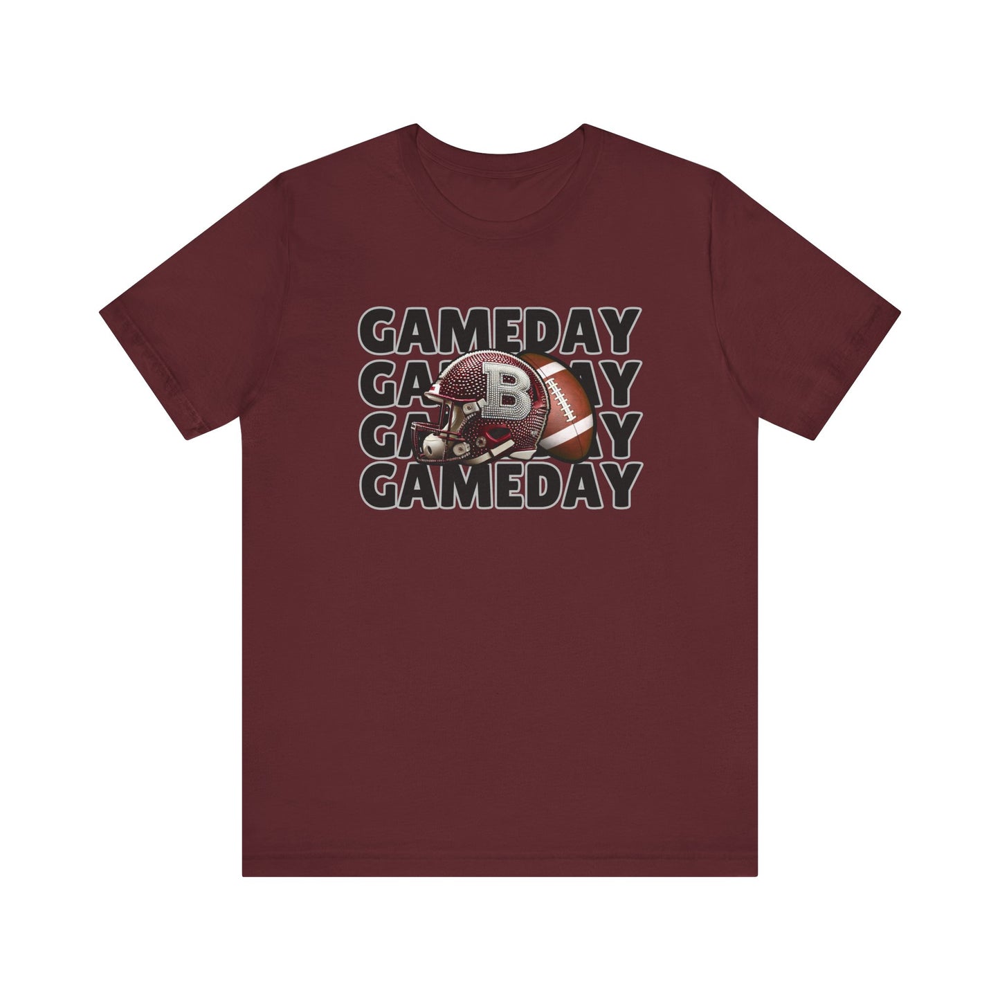 Game Day Unisex Tee, Football Fan Shirt, Sports Gameday T-Shirt, Casual Outfit, Gift for Sports Lovers, Team Spirit Apparel