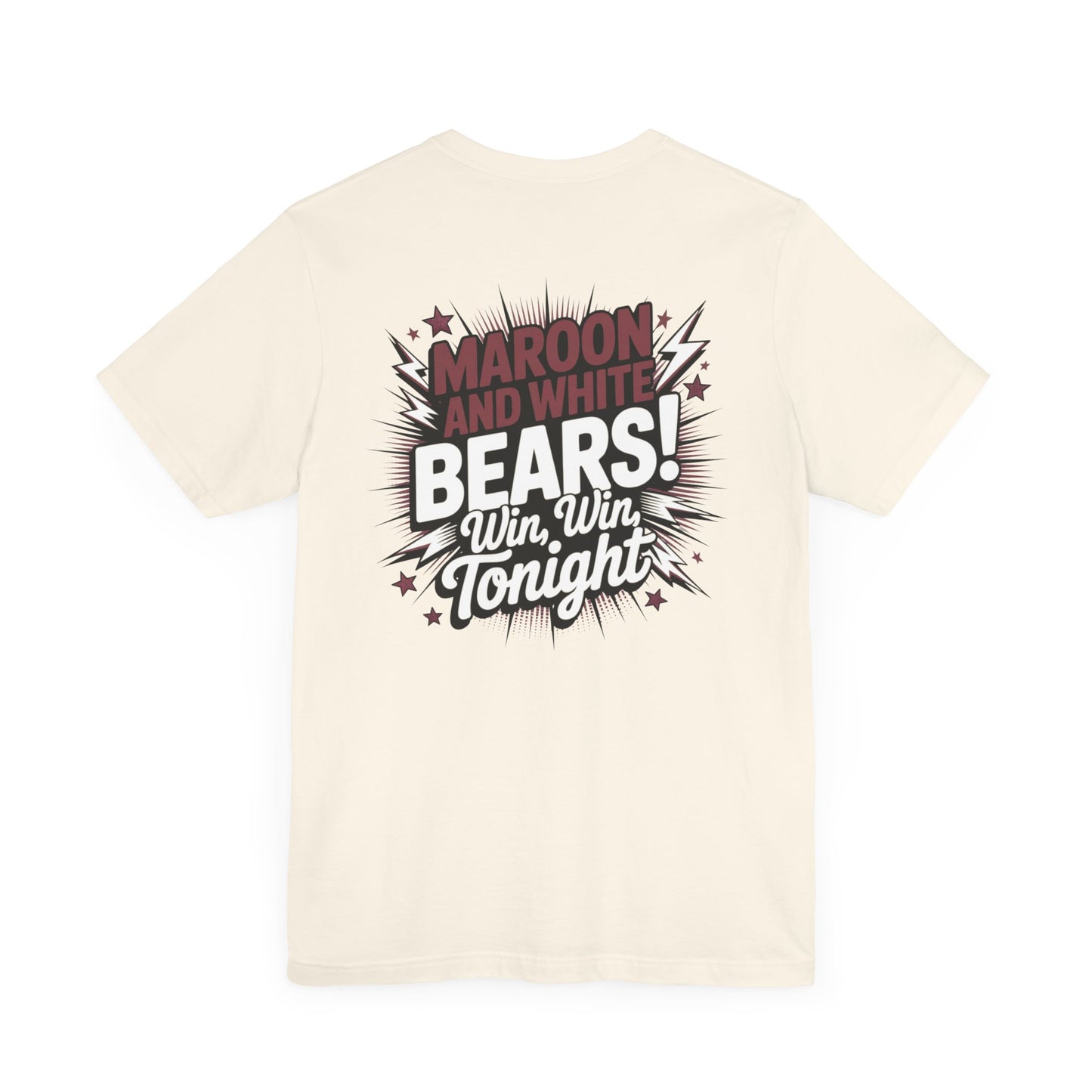 Bastrop Bears Spirit Shirt, BHS Cheer Spirit Wear, Team Spirit Shirt, Game Day Outfit, Cheerleading Apparel, Maroon and White