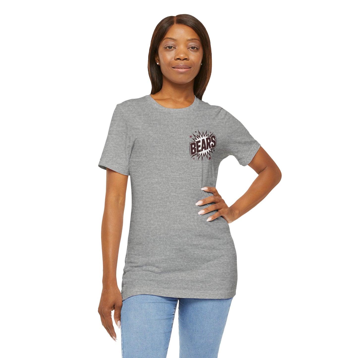 Bastrop Bears Spirit Shirt, BHS Cheer Spirit Wear, Team Spirit Shirt, Game Day Outfit, Cheerleading Apparel, Maroon and White
