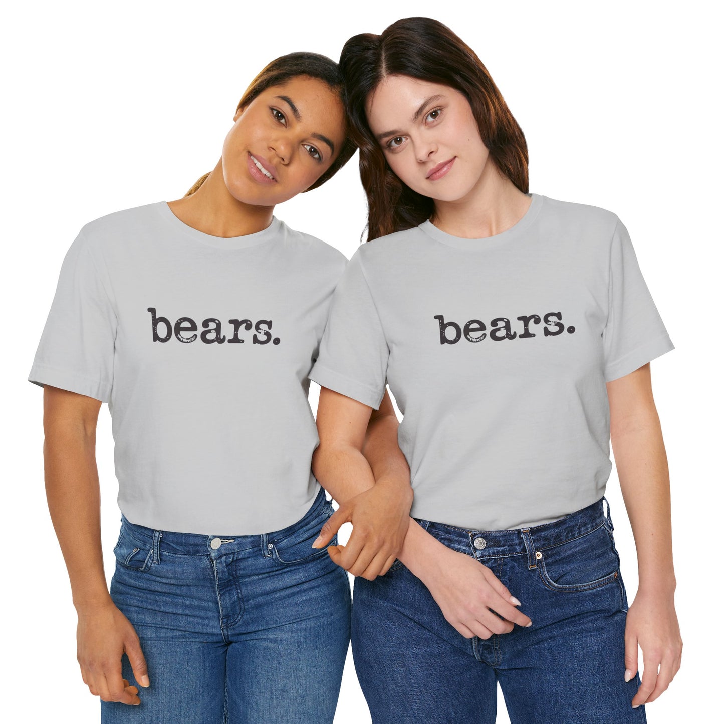 Bears Graphic Tee, Casual Unisex Shirt, Wildlife Lover Gift, Nature T-Shirt, Outdoor Adventure Apparel