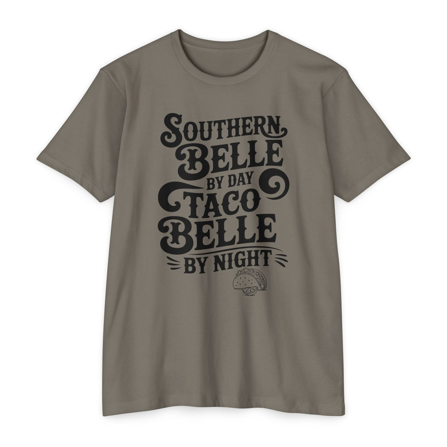 Southern Belle Taco T-shirt, Funny Graphic Tee, Unisex Casual Shirt, Gift for Food Lovers, Southern Style Apparel