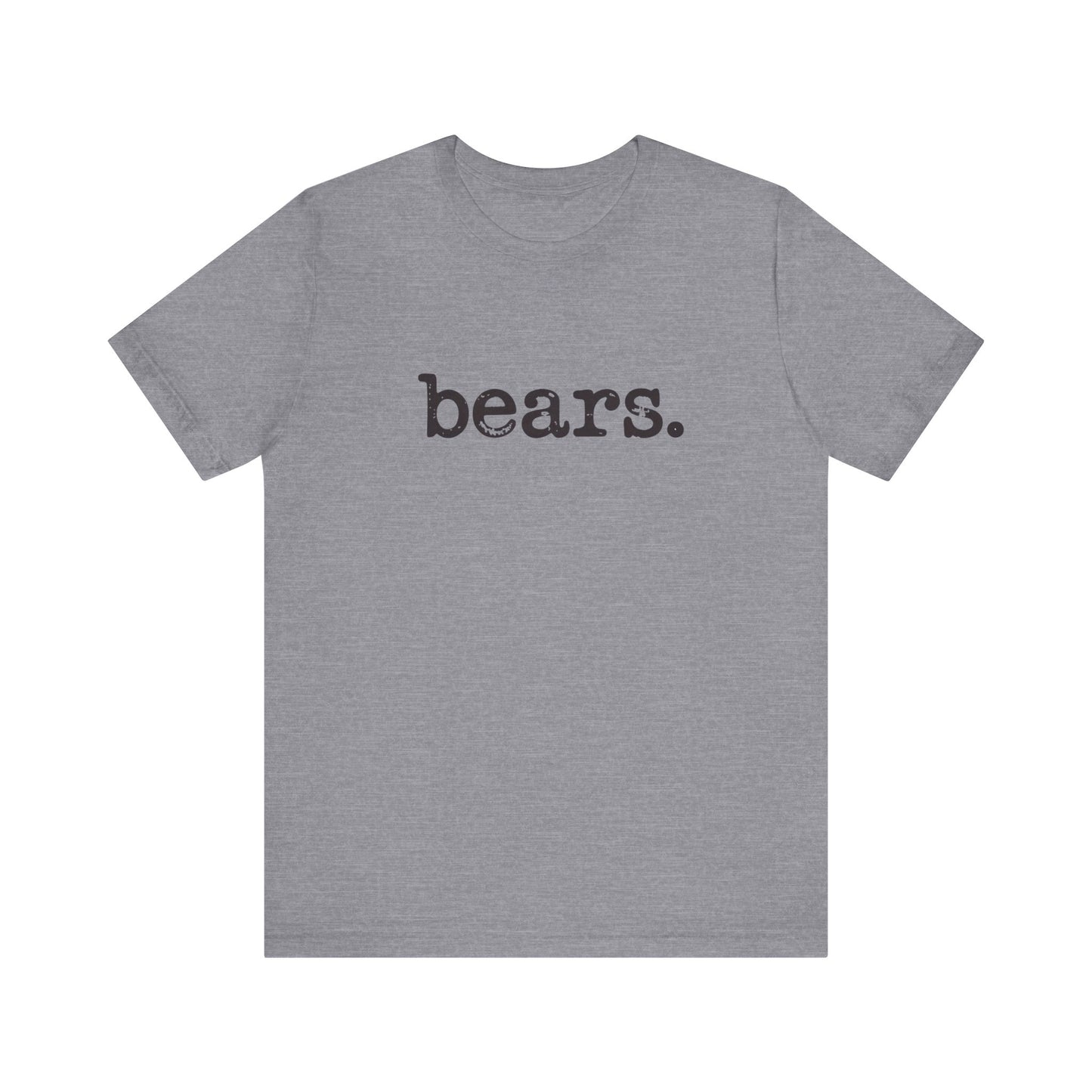 Bears Graphic Tee, Casual Unisex Shirt, Wildlife Lover Gift, Nature T-Shirt, Outdoor Adventure Apparel